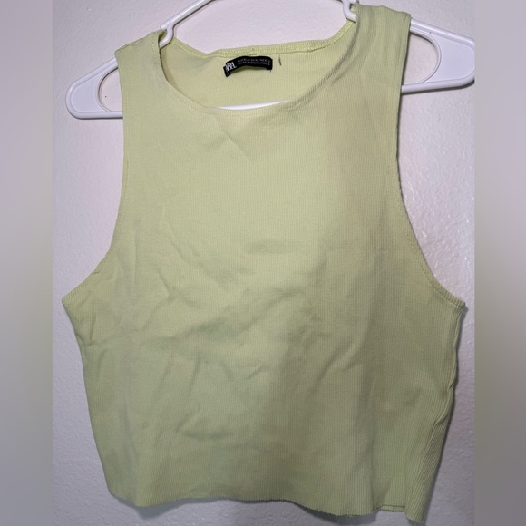 Zara Tops - Zara Pastel Green Sleeveless Top